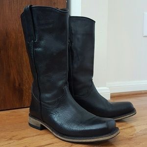 Bronx Leather Cowboy Boot